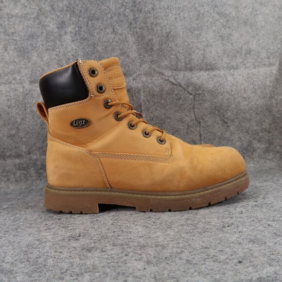 Lugz Shoes Mens 7.5 Boots Combat Boulder Hi Work Utility Lace Up Outdoor Brown main image 11
